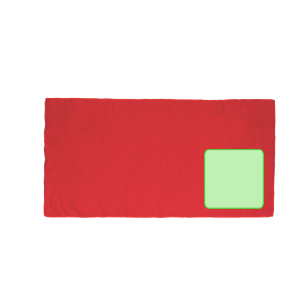 In einer Ecke des Tuches