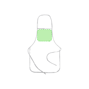 In die Brust zentriert