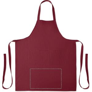 Front below pocket