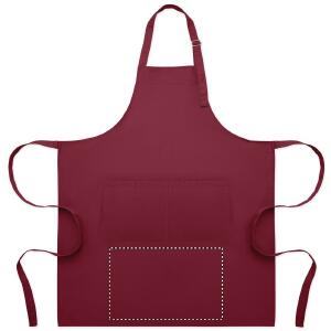 Front below pocket