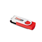 Drehbarer USB-Stick, in vielen Farben erhältlich, mit Metallclip farbe rot