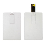 USB-Karte mit Ihrem Logo in Vollfarbe bedrucken farbe weiß