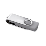 Drehbarer USB-Stick 3.0, mit Metallclip, in vielen Farben erhältlich farbe dunkelgrau