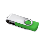 Drehbarer USB-Stick 3.0, mit Metallclip, in vielen Farben erhältlich farbe hellgrün