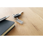 Eleganter USB-Stick aus Aluminium, ideal für Lasergravur farbe silber