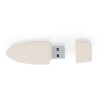 Ultradünner kleiner USB-Stick aus Weizenstroh als Werbemittel farbe natürliche farbe