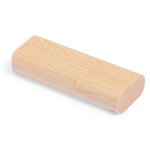 Öko USB-Stick mit Bambusgehäuse und Verschlusskappe farbe natürliche farbe