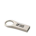 Metall-USB 3.0 im innovativen Design für Schlüsselanhänger farbe silber