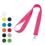 Lanyard für Firmen als Mitarbeitergeschenk bedrucken Ansicht in vielen Farben