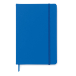 A5-Notizbuch im Soft-PU-Einband und Blankoseiten mit Logo bedrucken farbe köngisblau