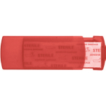 Kunststoffbox mit 5 Pflastern im Kleinformat als Werbeartikel dritte Ansicht