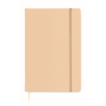 Bedruckbares DIN A5 Notizbuch mit softem PU-Cover und liniertes Papier zweite Ansicht