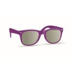 Sonnenbrille mit Ihrem Logo bedrucken, UV400-Schutz farbe violett dritte Ansicht