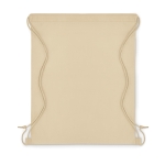 Einfacher Non-Woven Turnbeutel für junge Zielgruppe, 80 g/m2 farbe elfenbeinfarben zweite Ansicht