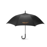 Windfester Regenschirm mit automatischer Öffnung aus Pongee 190T, Ø102 farbe schwarz Hauptansicht