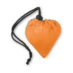 Faltbare Einkaufstasche aus 210D-Polyester, Strawberry farbe orange zweite Ansicht