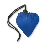 Faltbare Einkaufstasche aus 210D-Polyester, Strawberry farbe köngisblau zweite Ansicht