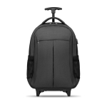 Bedruckbarer Trolley-Rucksack mit Laptopfach für Geschäftsleute, 15” farbe grau dritte Ansicht