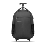 Bedruckbarer Trolley-Rucksack mit Laptopfach für Geschäftsleute, 15” farbe grau Hauptansicht dritte Ansicht