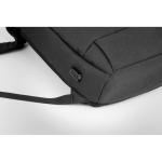 Bedruckbarer Trolley-Rucksack mit Laptopfach für Geschäftsleute, 15” farbe grau sechste Ansicht