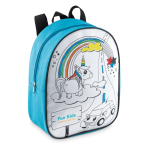 Rucksack ColorTime farbe türkis Hauptansicht dritte Ansicht