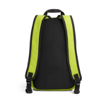 Wanderrucksack aus 600D mit Hauptfach und 2 Mesh-Seitentaschen farbe hellgrün dritte Ansicht