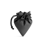 Einkaufstasche faltbar als Beutel aus 190T-Polyester farbe schwarz