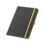 Notizbuch mit Kunstleder-Cover und farblich abgestimmten Details A5 farbe gelb
