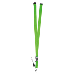 Lanyard mit Schnalle und Sicherheitsverschluss für Messen farbe apfelgrün vierte Ansicht
