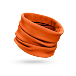 Multifunktionales Halstuch, als Mütze oder Halswärmer einsetzbar farbe orange zweite Ansicht