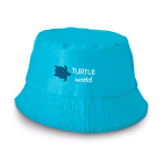 Panama Hut aus Polyester, ideal für heiße Sommertage Ansicht mit Logo 1