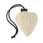 Faltbare bedruckbare Baumwolltasche, 105 g/m2 Strawberry Cotton farbe beige zweite Ansicht