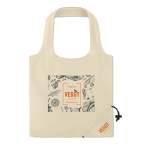 Faltbare bedruckbare Baumwolltasche, 105 g/m2 Strawberry Cotton farbe beige zweite Hauptansicht