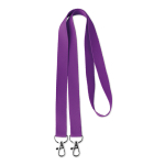 Lanyard Duo 15mm farbe violett