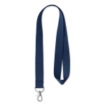 Lanyard Woven 15mm farbe marineblau