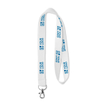 Lanyard Cotton 15mm farbe natürliche farbe Ansicht mit Druckbereich