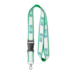 Lanyard Double Plus 20mm Ansicht mit Druckbereich