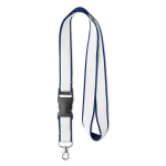 Lanyard Double Sublim Plus 20mm farbe marineblau