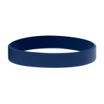 Günstiges Silikonarmband mit Aufdruck und Flachrelief als Werbeartikel farbe blau