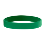 Günstiges Silikonarmband mit Aufdruck und Flachrelief als Werbeartikel farbe grün