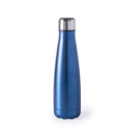 Elegante Stahlflasche mit Becher für Büro oder zu Hause, 630 ml farbe blau dritte Ansicht