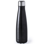 Elegante Stahlflasche mit Becher für Büro oder zu Hause, 630 ml