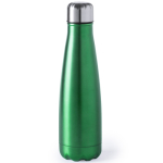 Elegante Stahlflasche mit Becher für Büro oder zu Hause, 630 ml