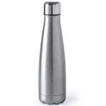 Elegante Stahlflasche mit Becher für Büro oder zu Hause, 630 ml