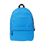 Jugendlicher Rucksack in vielen verschiedenen Farben bedruckbar farbe blau Vorderansicht