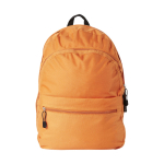 Jugendlicher Rucksack in vielen verschiedenen Farben bedruckbar farbe orange Vorderansicht