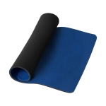 Mauspad aus weichem Schaumstoff mit Logo im Siebdruckverfahren farbe blau
