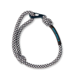 Kordelarmband mit Clip für Events bedrucken lassen farbe schwarz Ansicht mit Druckbereich