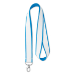 Lanyard Double Sublim Express 20mm farbe cyan-blau