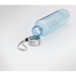 Auslaufsichere Trinkflasche aus recyceltem Kunststoff, 500 ml farbe transparentes hellblau fünftes Detailbild